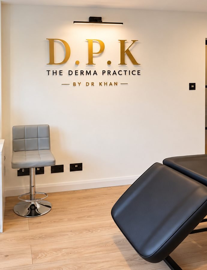 D.P.K branding in the treatment room